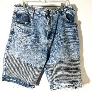 Paper Denim & Cloth Anthropologie Mens Shorts Size 46 Distressed Jeans Acid Wash